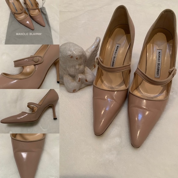Manolo Blahnik Shoes - Manolo Blahnik Campari Mary Jane Heels
